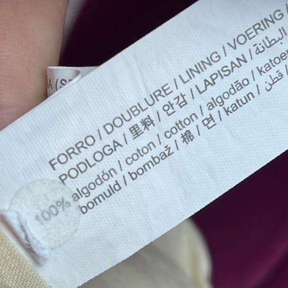 Zara bubble crop top size XS cream - Picture 5 of 5